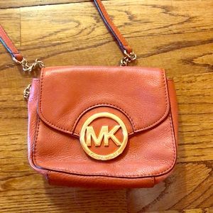 MK Crossbody Purse - Dark Orange
